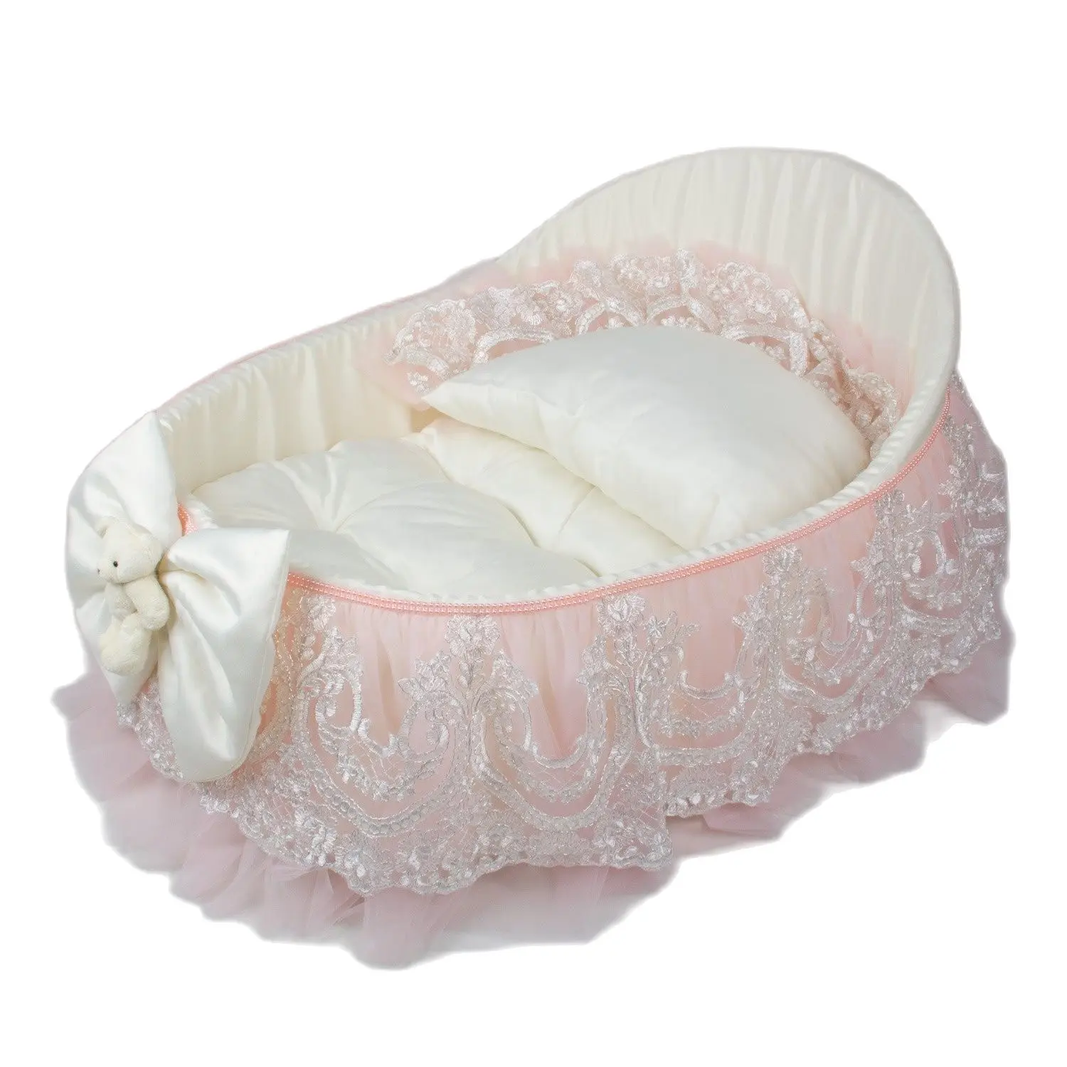 New Dongan Baby Favtiz Wedding Bedding Cotton Wide Ruched Round Padded Inside Cushion Design Special Occasions Large Size