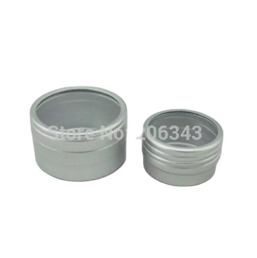 

10g aluminum cream bottle,cosmetic container,eyeshadow container,power container,cream jar,Cosmetic Jar with clear window