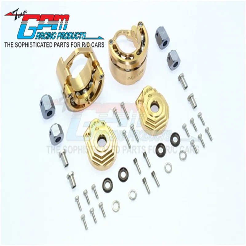 

GPM BRASS EXTREME HEAVY EDITION PENDULUM WHEEL KNUCKLE AXLE WEIGHT-40PC SET FOR TRAXXAS 1/10 TRX-4 82056-4 UPGRADE