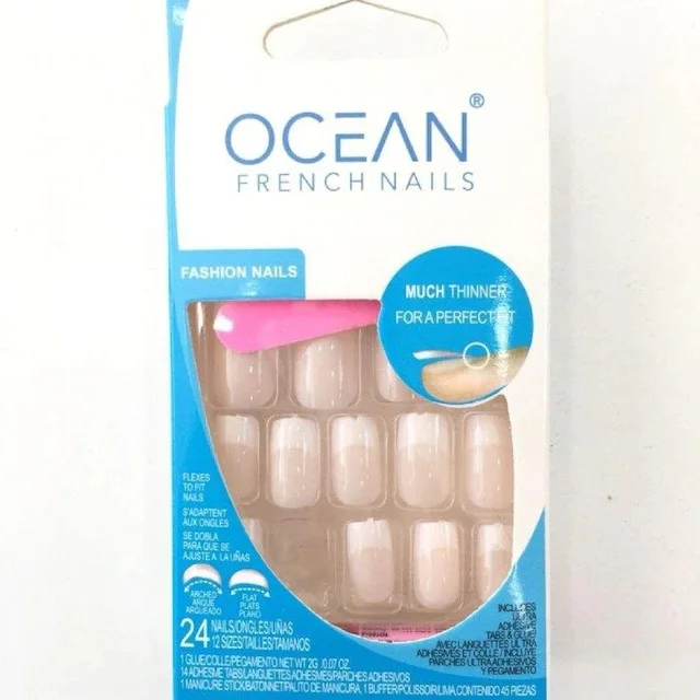 Ocean False Nail Transparent (Slim French ) 434173632