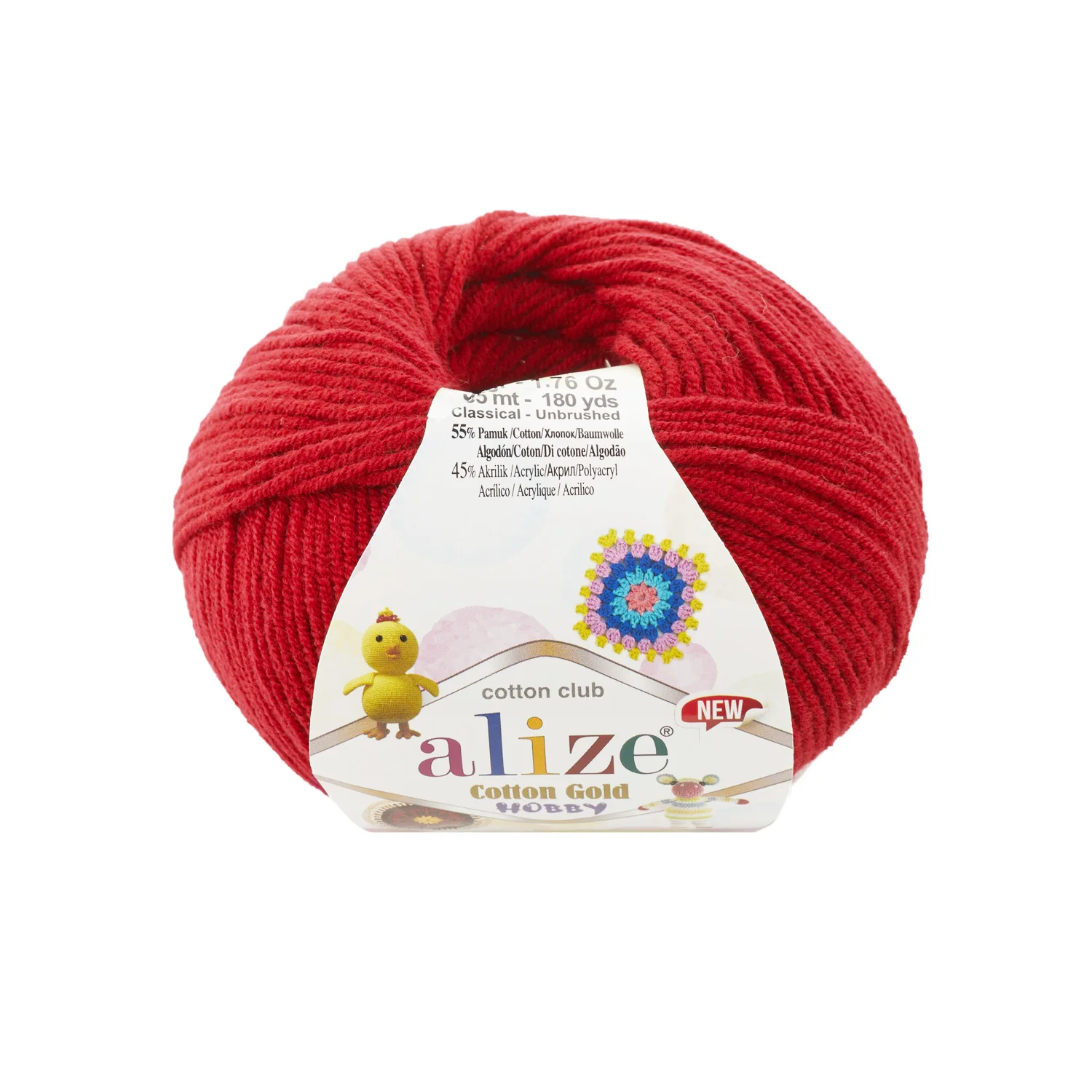 1 Ball Alize Cotton Gold Hobby New Amigurumi Yarn 50 Gram 165 Mt. All Color Option Crochet Tool Kit