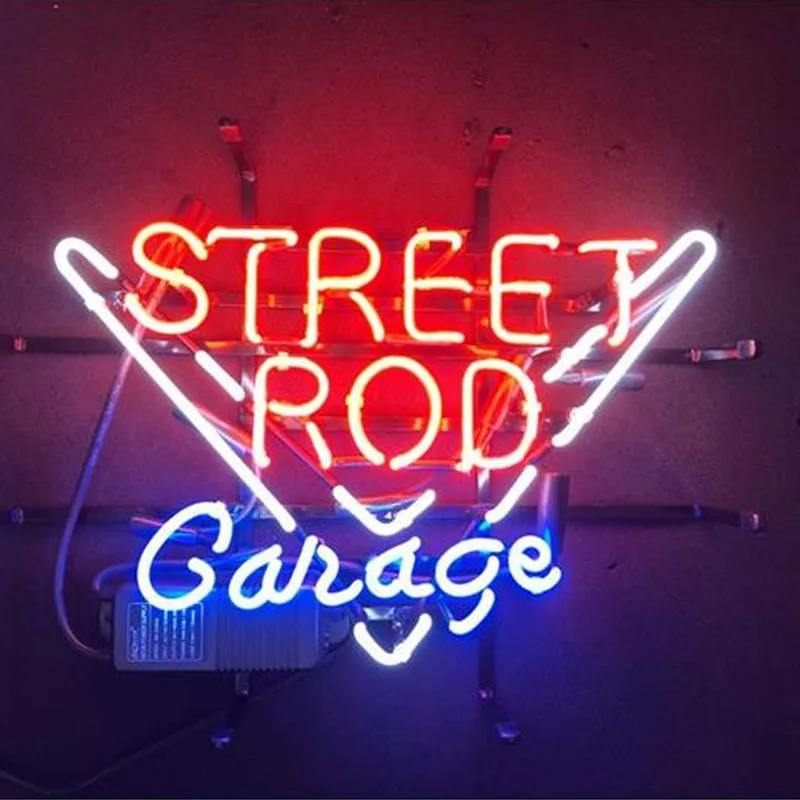 Neon Sign street rod garage neon sign Beer Bar Pub Handcrafted neon light signs for garage window custom free design Iconic Sign