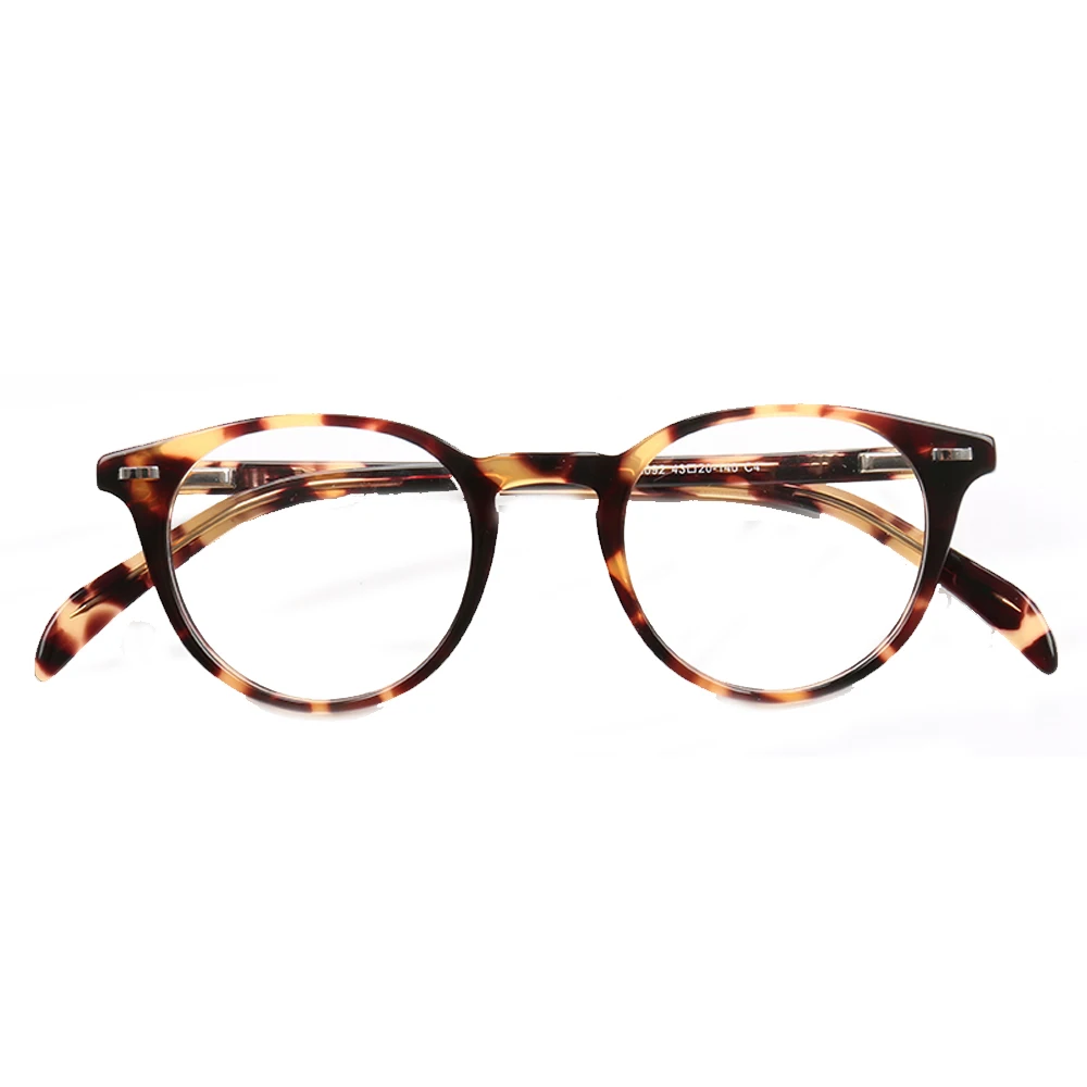 Women Round Stylish Retro Optical Glasses Frames Men Eyeglass Frame Fashion Tortoise Spectacles Striped Prescription Eyewear
