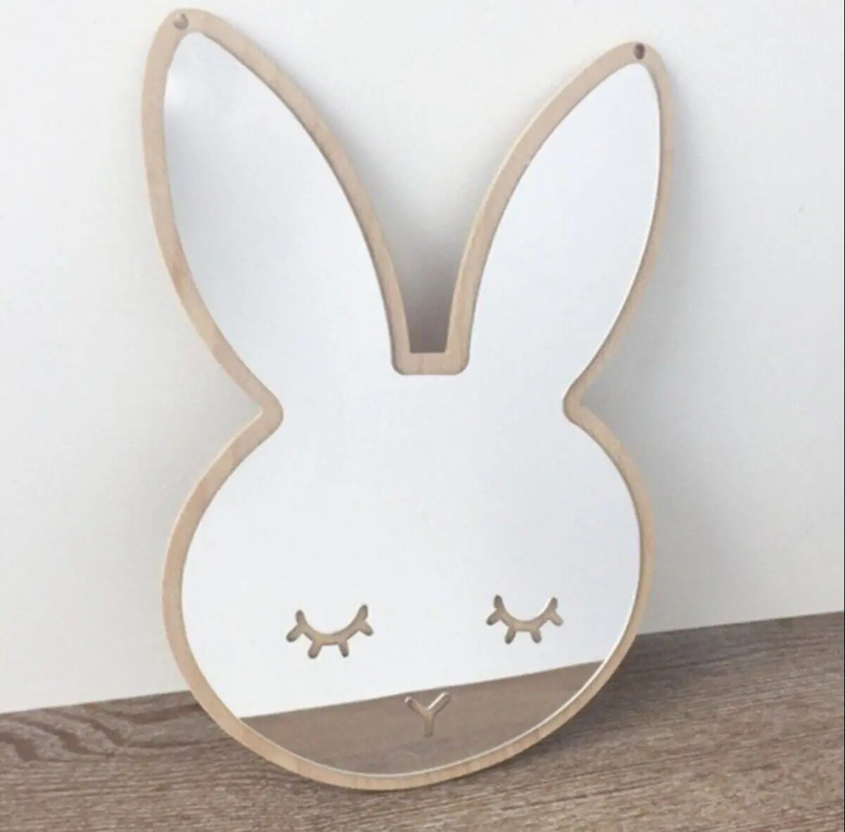 

Rabbit Kids Room Mirror Wall Stickers Acrylic Wall Mirror Stickers for Kids Room Living Room Home Decorative Plexiglass 3D