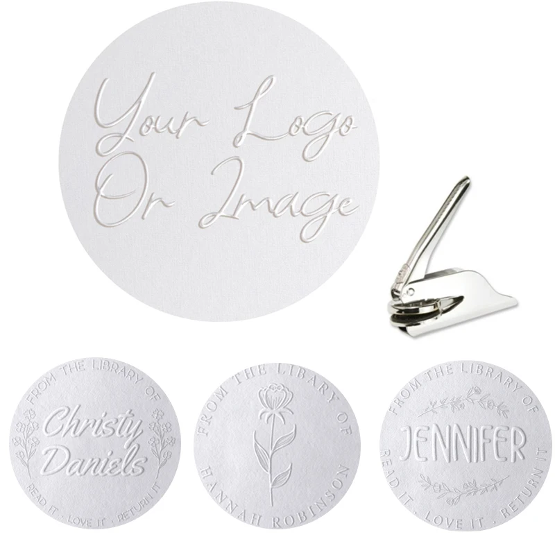 Custom Embosser Stamp , Personalized Address Embosser, Return Address Embosser Seal , Family Name Embossing Seal