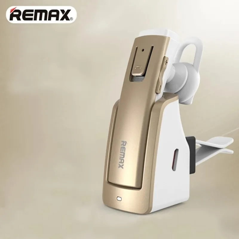 REMAX RB-T6C wireless Bluetooth car headset, hands-free, Bluetooth 4.1 headset with charging Base for phone