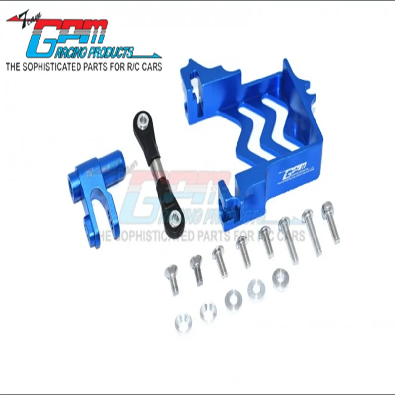 

GPM ALUMINUM SERVO MOUNT +STAINLESS STEEL TIE ROD+25T ALUMINUM SERVO HORN -16PC SET FOR TRAXXAS 1/5 X-MAXX RC Upgrade