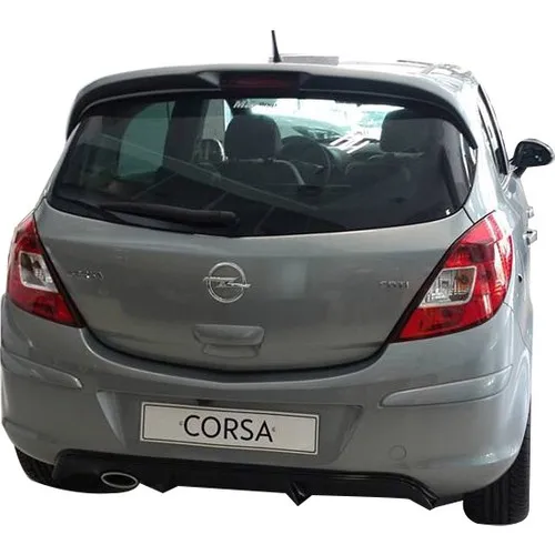 For Opel Corsa D 2007 - 2008 - 2009 - 2010 - 2011 - 2012 - 2013 - 2014 - 2015 HB 5 doors sport tail reel bupper diffuser lip