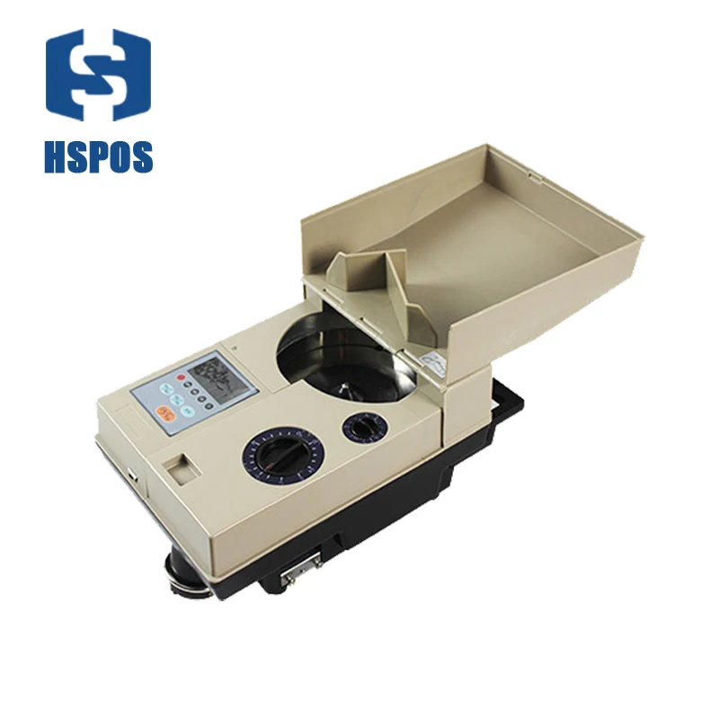 

HSPOS Multi-country Coins Electronic Coin Counting Machine Batch Counting Coin Counter Sorter HS-518