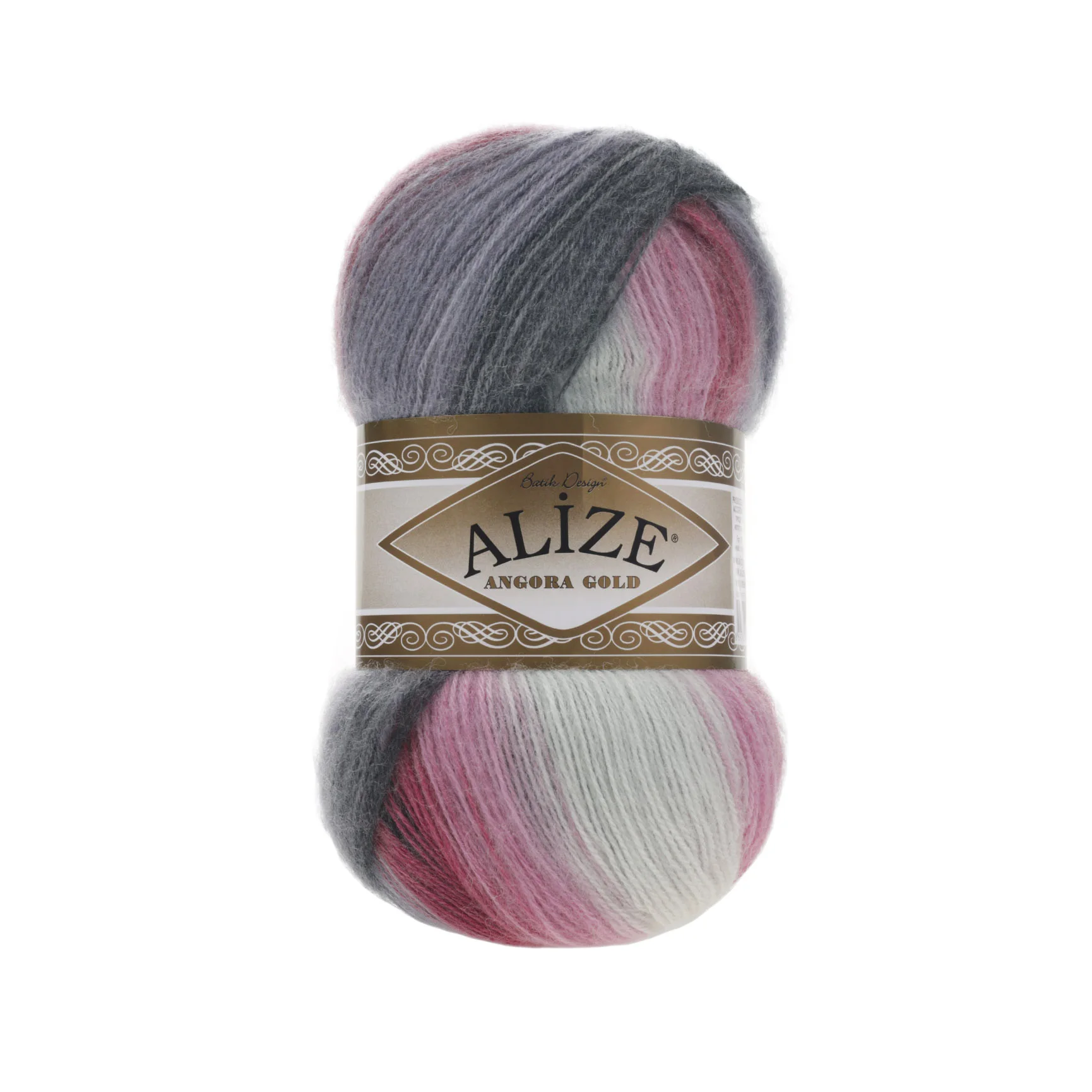 Thread 1 Pack ( 5 Balls ) Alize Angora Gold Batik Hand Knitting Yarn ( %20 Wool %80 Acrylic ) 100 Gram 550 Mt Crochet Tool Kit