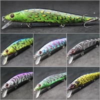 wLure Jerkbait Fishing Lure Minnow 24g 13.3cm Big Size Weight Transfer System for Long Casting 1 Meter Diving Floating M262