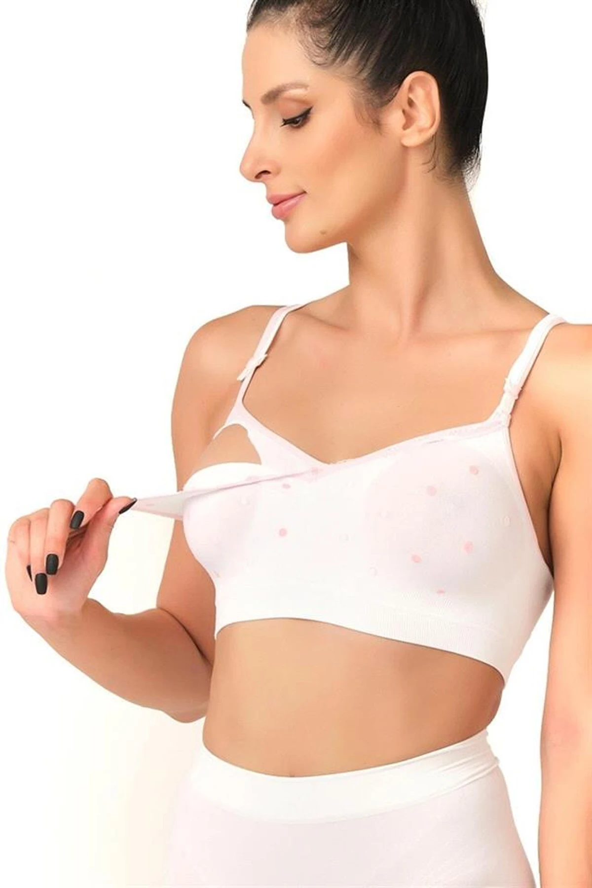 Sujetador de lactancia Color blanco-5310W