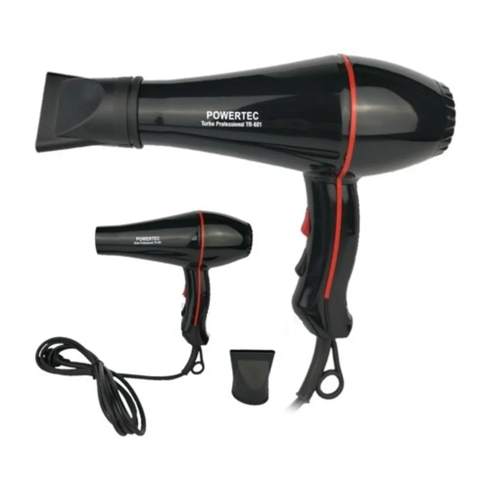 Powertec TR-601 Hair Dryer Barber and hairdresser Professional Blow Dryer 2500 Watts Power For male and female hairdre