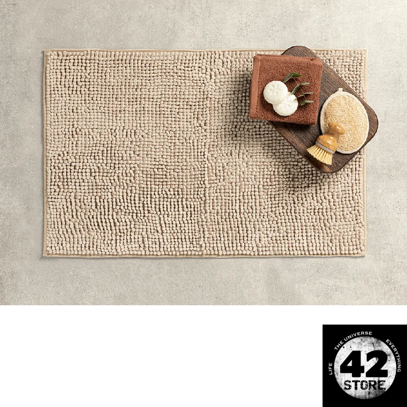 Maggy Pasta Bath Mat 50x80 Cm Beige Color English Home High Quality