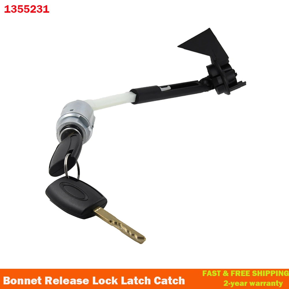 

1355231 4M5AA16B970AB 7M5AA16B970AA Bonnet Release Lock Assembled For Ford Focus Mk2 Ii 2004-2012 C-Max Kuga