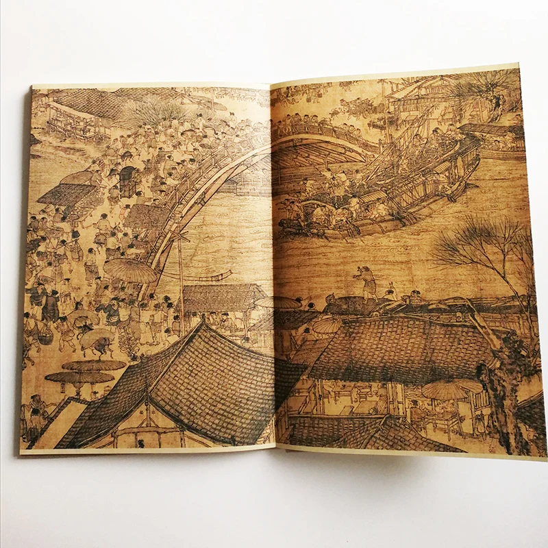 Along the River During the Qingming Festival by Zhang Zeduan (Song Dynasty) Traditional Chinese Painting Series Art Book