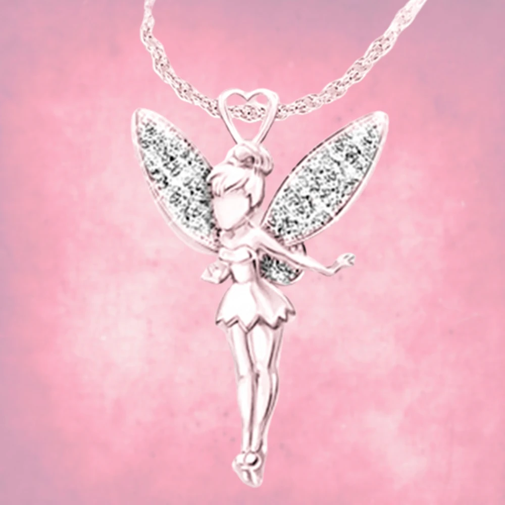 رائعة زهرة الجنية كريستال قلادة قلادة قلادة النساء الموضة فتاة قلادة مجوهرات حفلة رومانسية هدايا عيد الحب