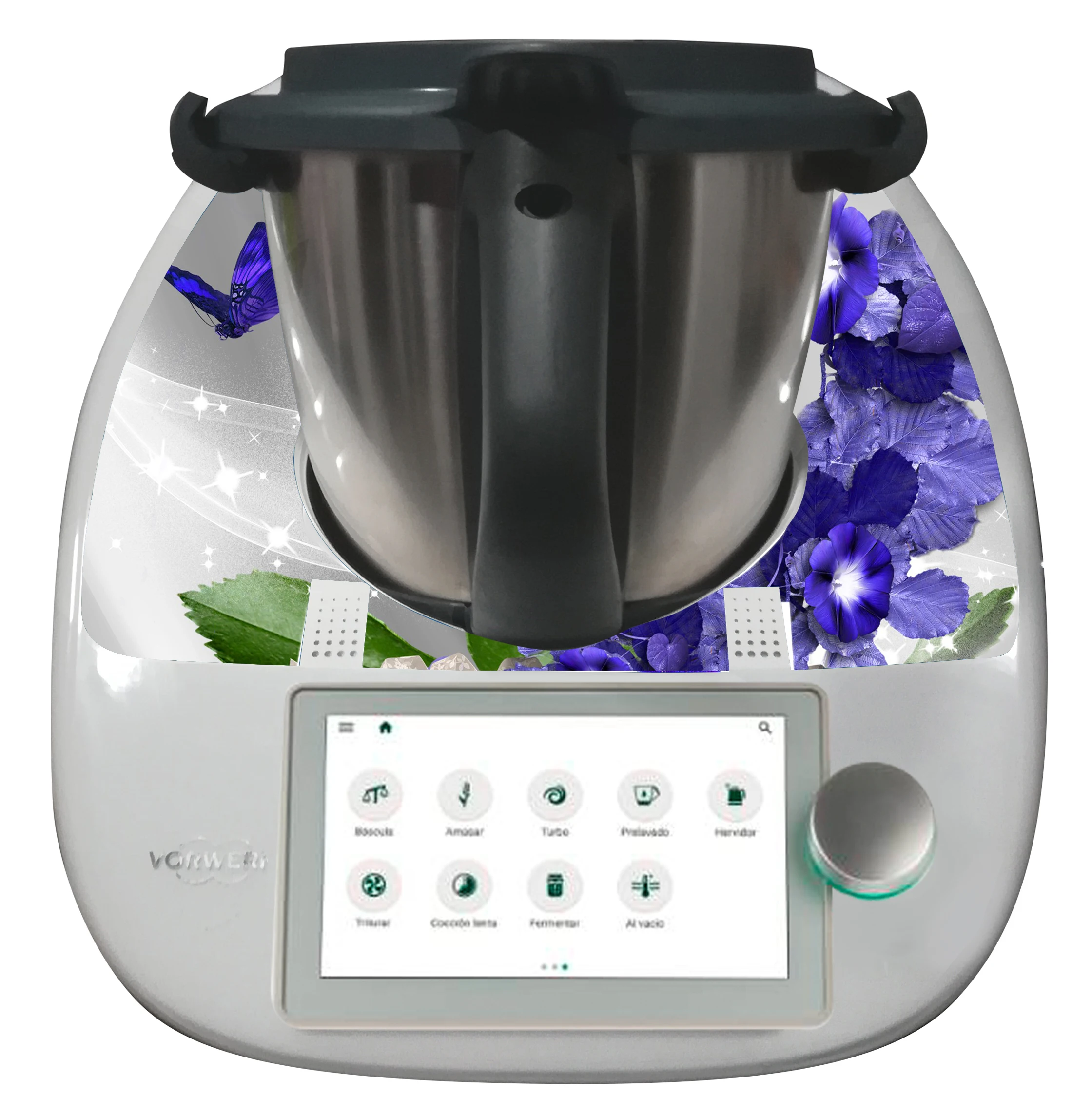 Pare-chocs vinyle décoratif, latéral, VALIDO pour THERMOMIX TM5 et TM6, bisous, décorez votre THERMOMIX