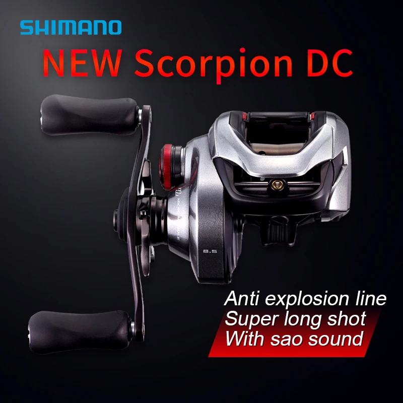 2021 SHIMANO SCORPION DC 150 151HG 151XG Baitcasting Fishing Reel MGL Spool I-DC5 HAGANE Low Profile Saltwater Fishing Tackle