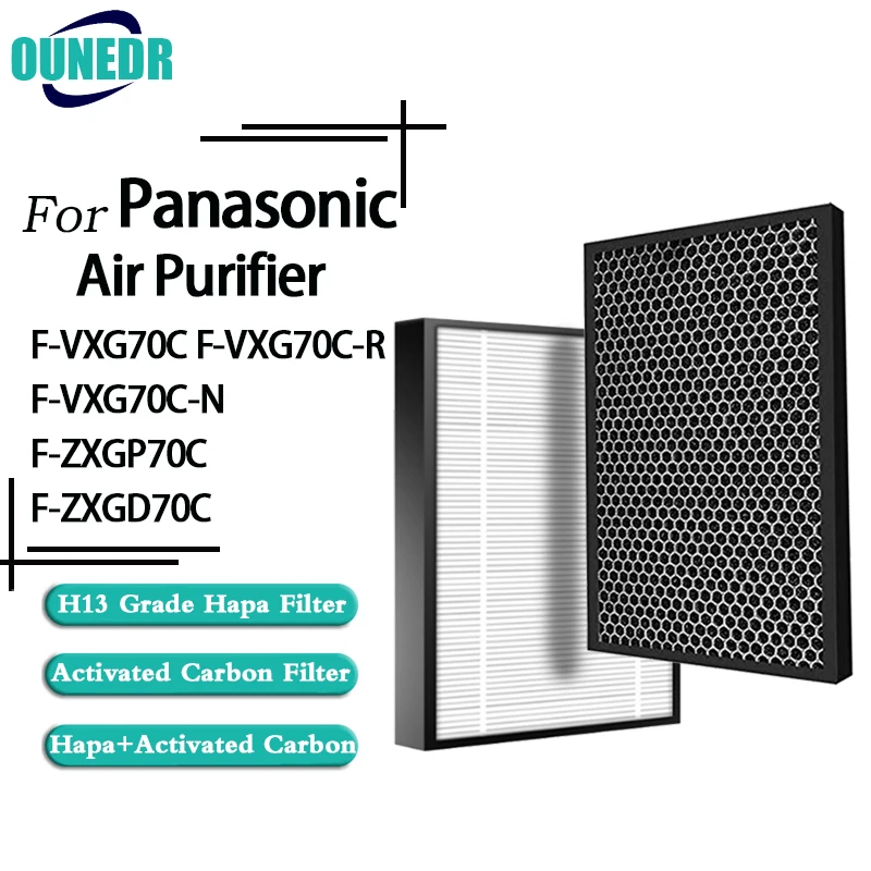 

Air HEPA Filter F-ZXGP70C Active Carbon Filter F-ZXGD70C Replacement For Panasonic F-VXG70C F-VXG70C-R F-VXG70C-N Air Purifier