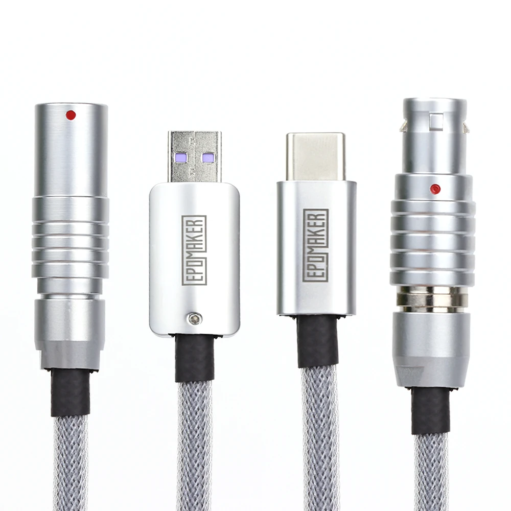 EPOMAKER EP-01 Custom Coiled Double Sleeved Type-C Detachable Cable for Mechanical Keyboard - Image 2
