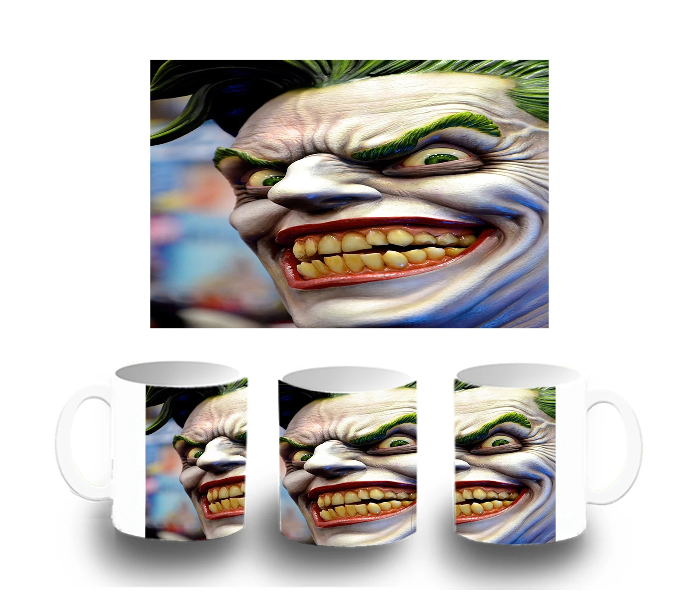 CUP JOKER EVIL CLOWN color mug