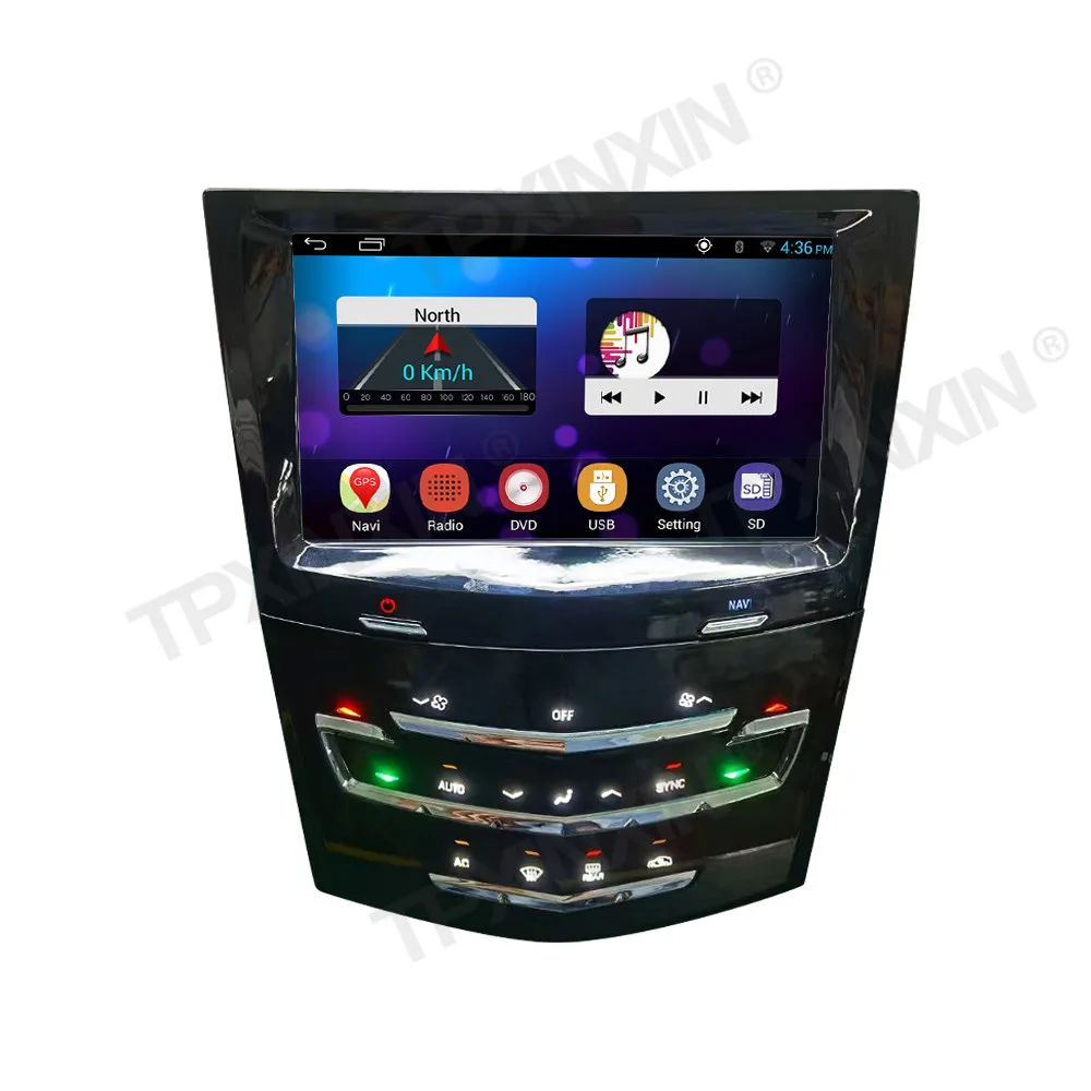 6+128GB Android 10.0 CarPlay Car Radio For Cadillac ATS XTS CTS SRX ATSL Multimedia AutoRadio Player Navigation Stereo GPS Unit