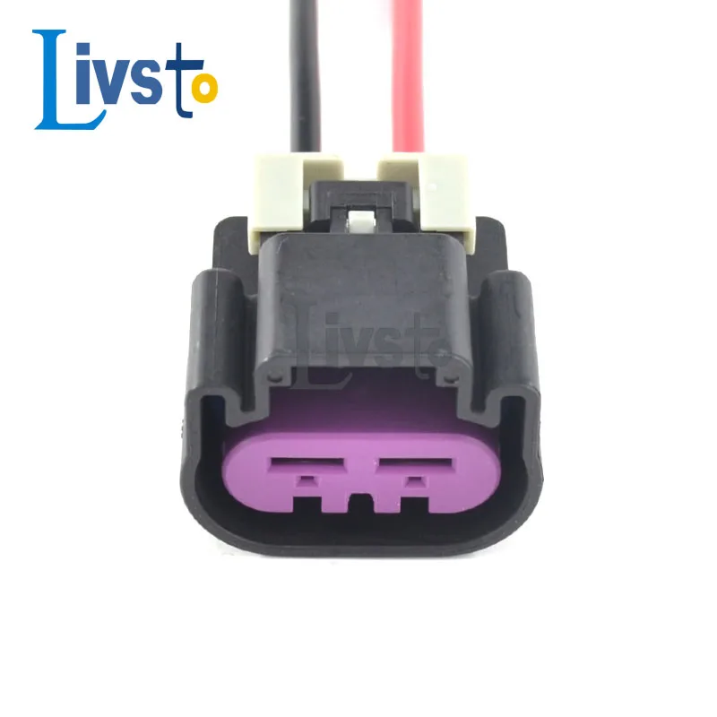 1 Set 2 Pin Auto Wire Harness Connector With 14AWG 15cm  DJ70239-6.3-21