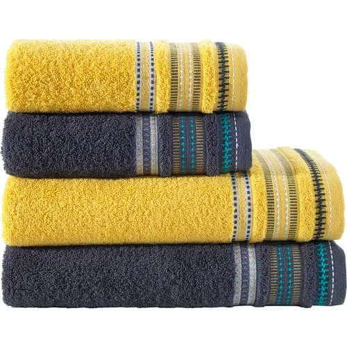 Nakkish 50*90 cm Set of 4 and 100% Cotton Face Towel Soft Dryness Excellent High Absorbency Made in turkey Bath Vivid Colors