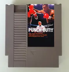 Mike Tyson's Punch Out Game Cartridge for NES/FC Console