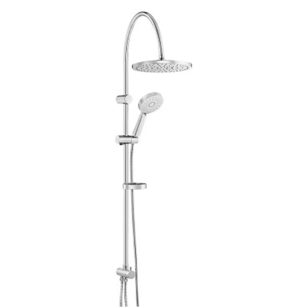 ECA Circular Bathroom Shower Faucet Shower Column System Bathtub Mixer Tap With Hand Shower Rainfall Shower Set System