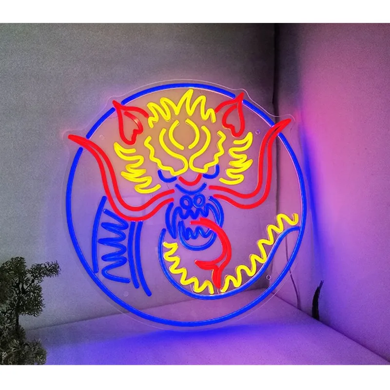 

Неоновая вывеска с драконом на заказ, светодиодный неоновый светильник, настенный ночсветильник, декор для спальни, комнатный декор, подарок для детей, бойфренд