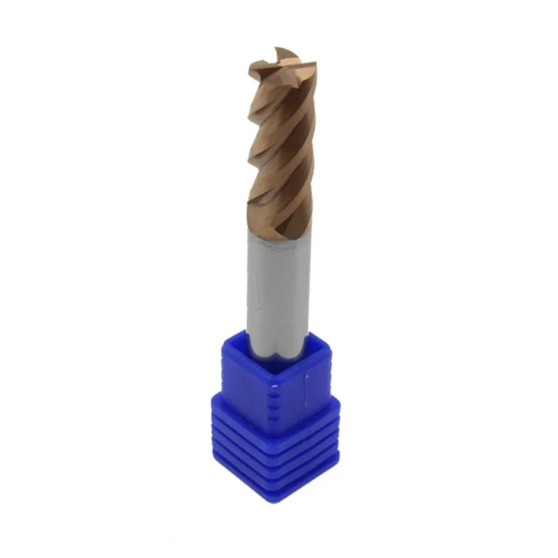 Fresa de ponta plana hrc 55 ° 4 flautas, aço de carboneto de tungstênio, cortador de 1mm-20mm, ferramenta de corte de torno cnc com borda quadrada