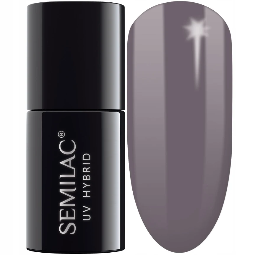 Semilac Wet Marengo 106 semi-permanent cover, UV hybrid nail polish texture Gel