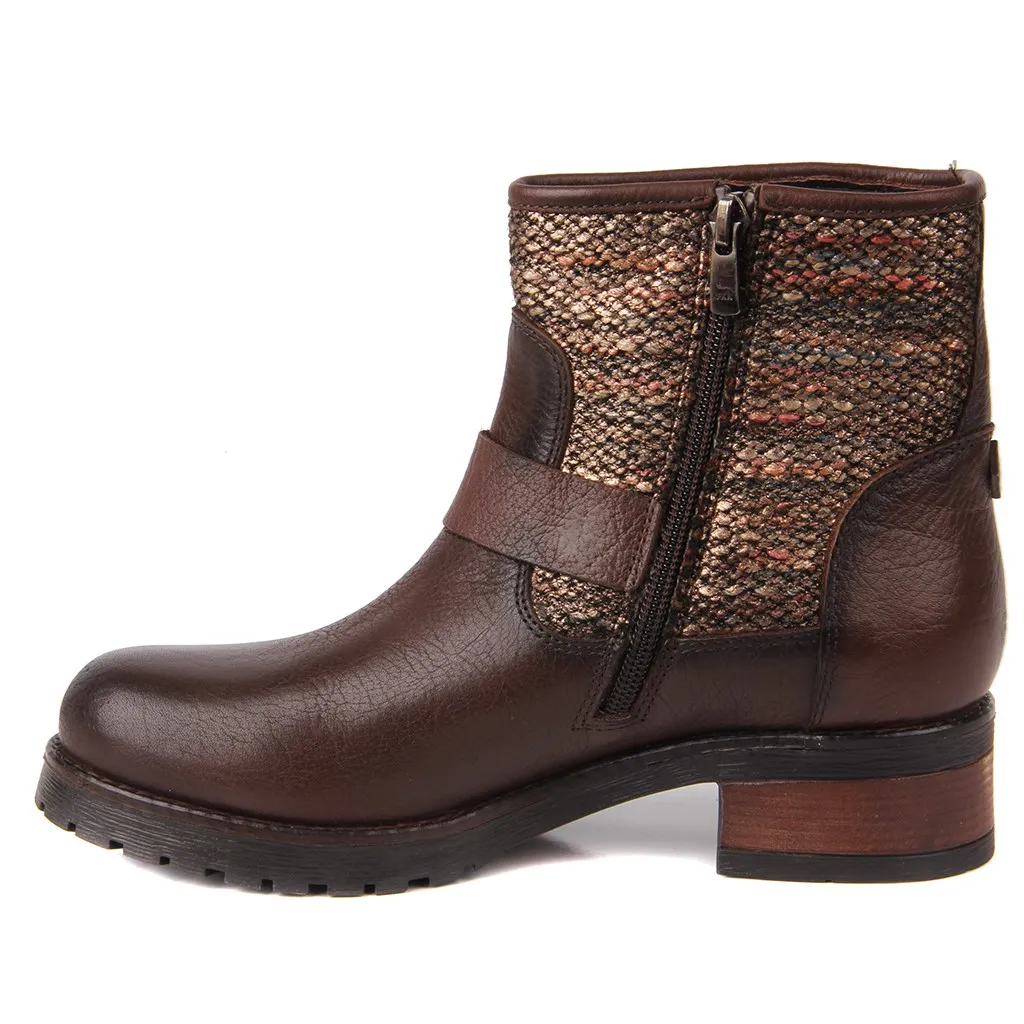 Botas de couro de vela-lakers