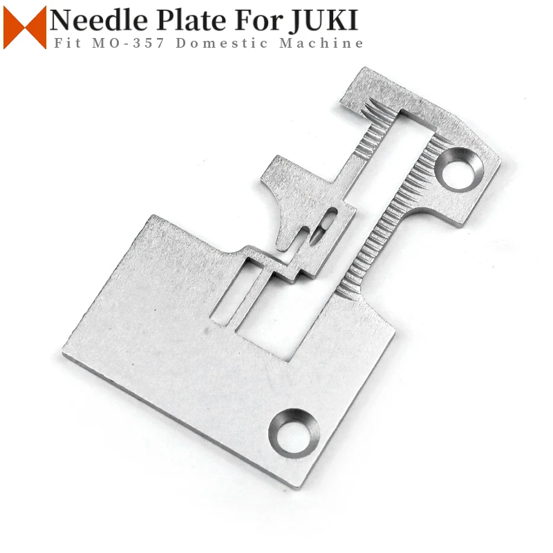 1136357 Una placa de aguja compatible con JUKI MO-357, pieza de máquina de coser Overlock doméstica, placa de garganta