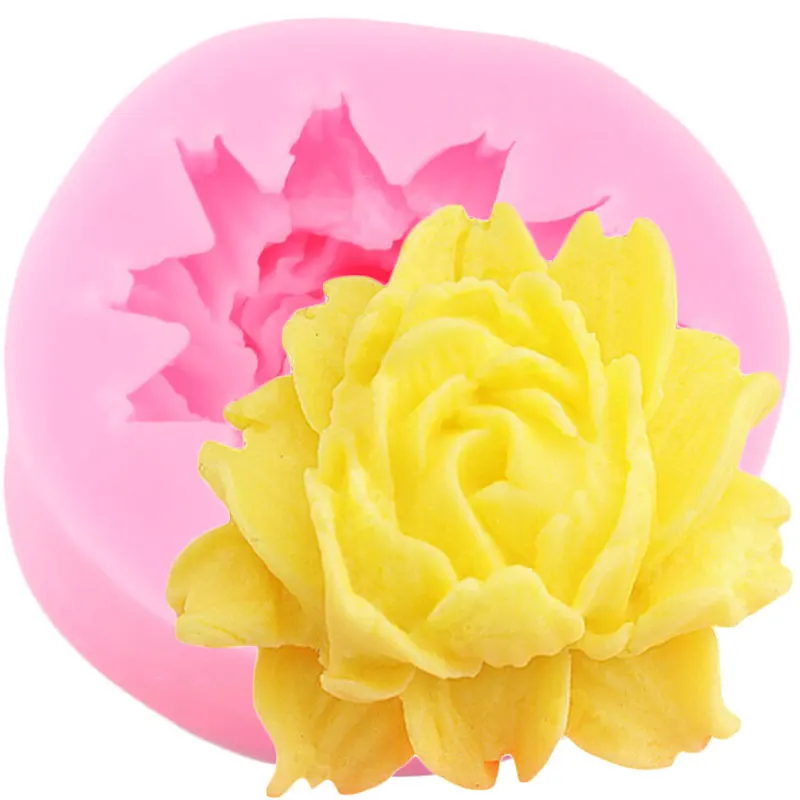 Flower Blossom Silicone Mold Plumeria Orchid Fondant Molds Cake Decorating Tools Cupcake Topper Candy Chocolate Gum Paste Moulds