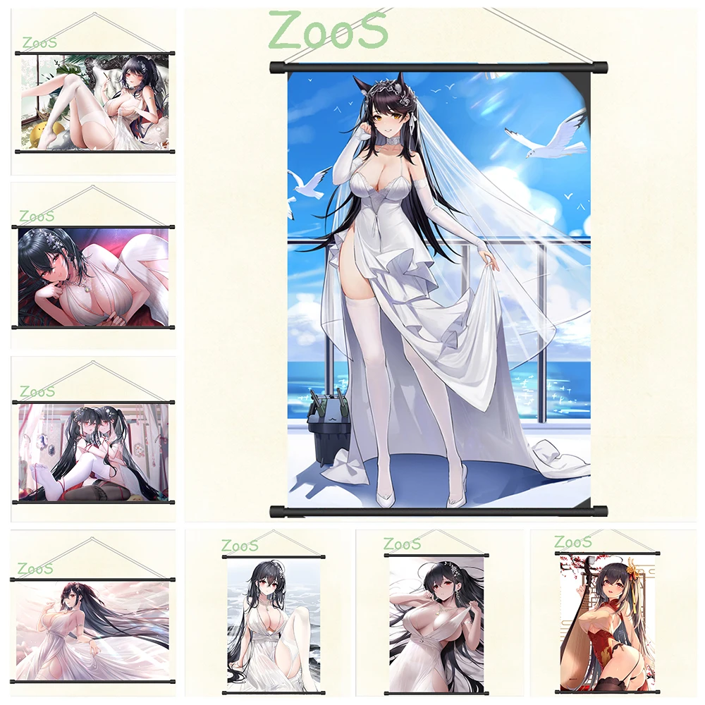 

Taihou Azur Lane Decoration Picture Mural Anime Scroll Painting Cartoon Wall Comics Poster Canvas Wallpaper Prints Gift