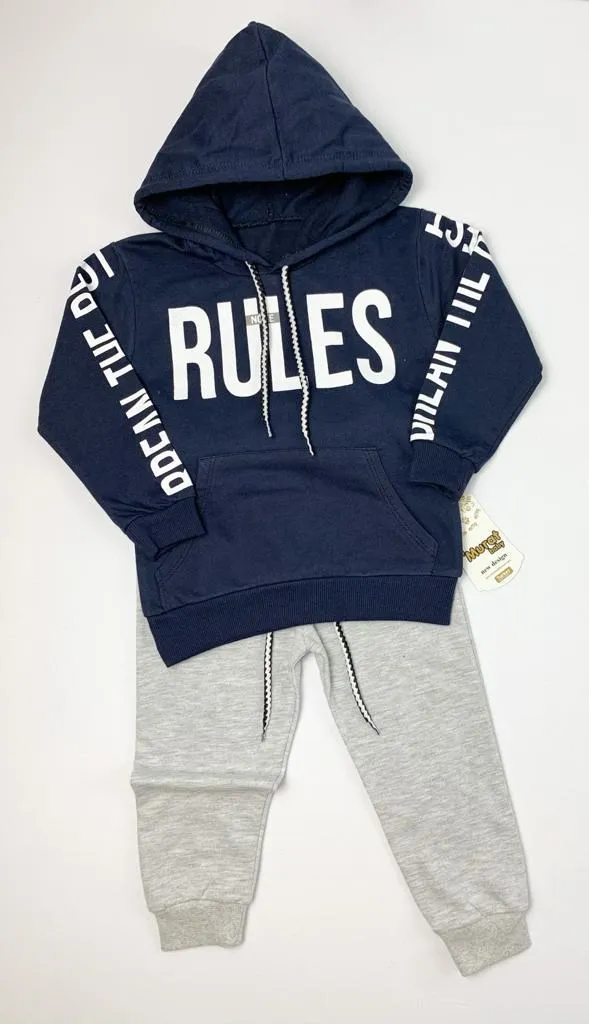 RULES PRINTED HOODED SUIT BABY CLOTHES, BABY JUMPSUITS, BABY GIRLS, BABY SETS, BABY BABY STYLE BABY FASHION HOSPITAL EXITS.