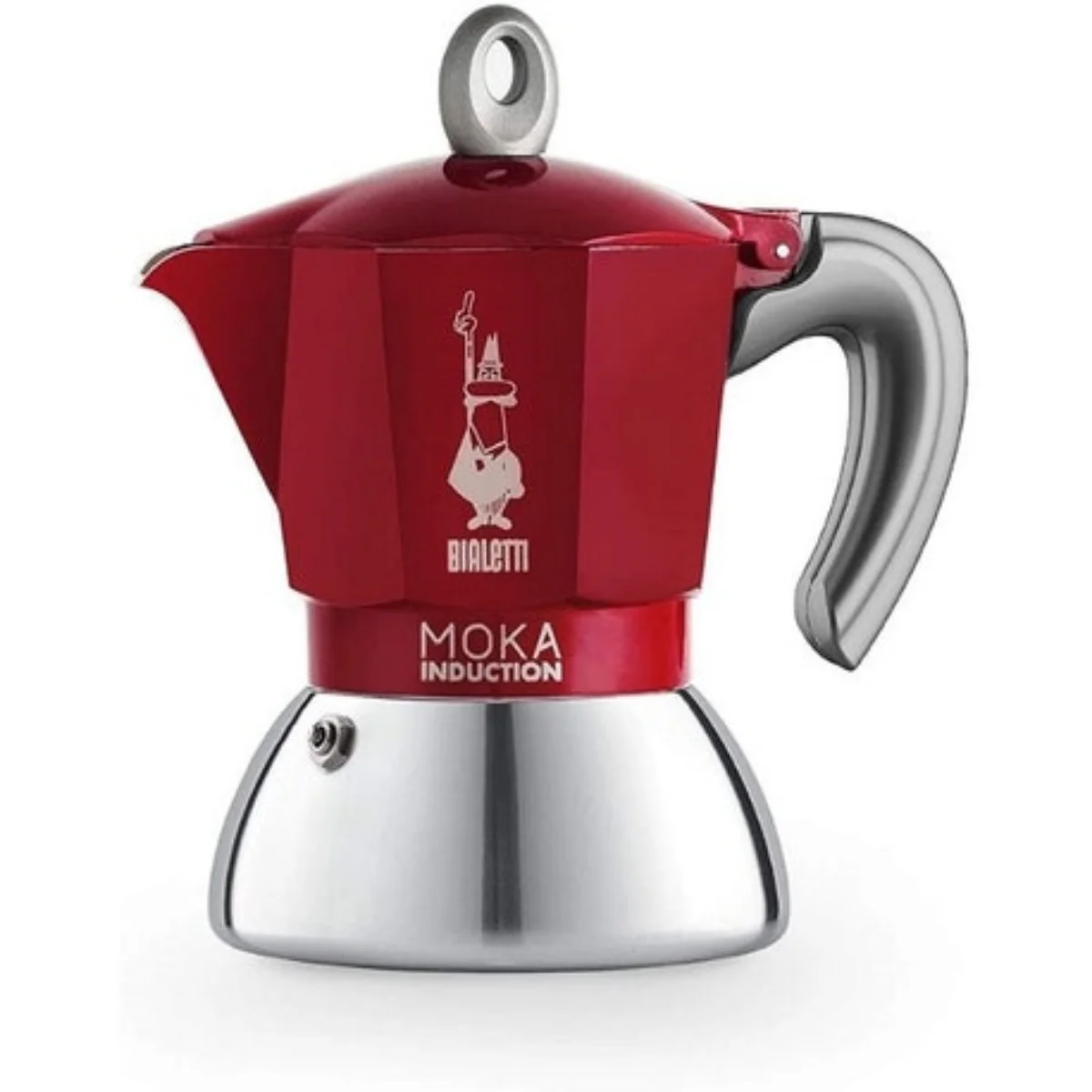 Bialetti Induction 2-6 Cup Moka Pot Coffee Maker, Original Bialetti Stovetop Kitchen Drip Stove Gas Best Delicious