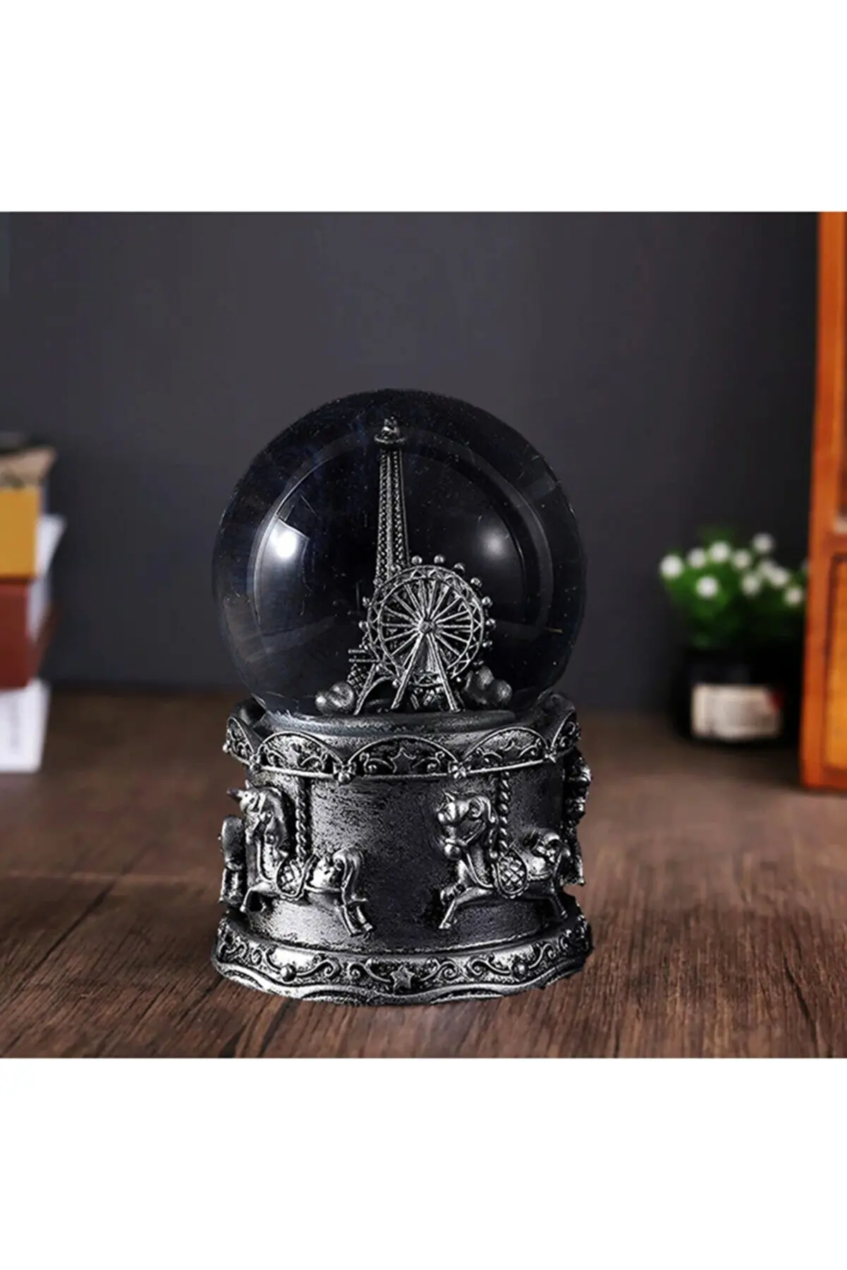 

Moon Ant Tower Snow Globe Medium Size Lighted Balls Music Boxes Gift Products Decorative Balls Home Bedroom Design Trinkets