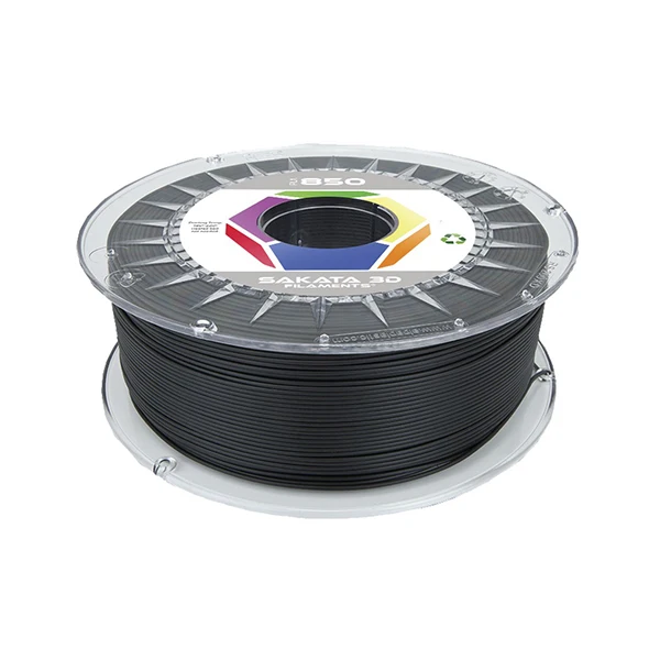 PLA filament 850 Sakata 3D black 2.85mm 1kg, pla 3d, 3d printer filament, creality, artillery, ender, spain