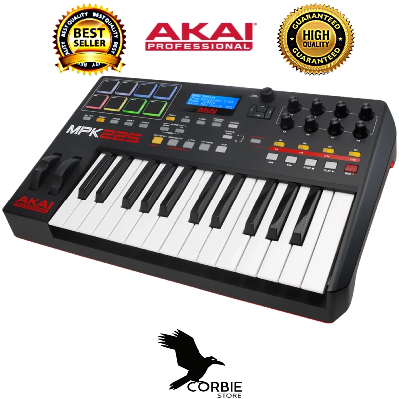 

Akai Professional MPK225 Music Production Keyboard Controller Dj Equipment