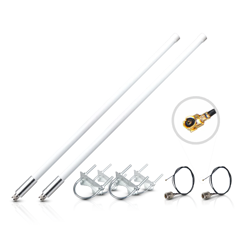 5.8dBi Fiberglass Antenna Bundle | Antenna for LoRa® + Antenna Magnetic Base | RAKwireless