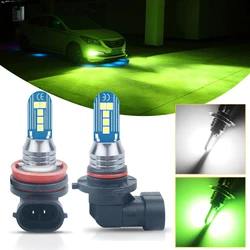 1Pcs H4 H8 H11 H7 9005 HB3 9006 HB4 LED Green White Fog Light Bulb Car Motorcycle Driving Running Front Lamp 12V For Toyota Kia