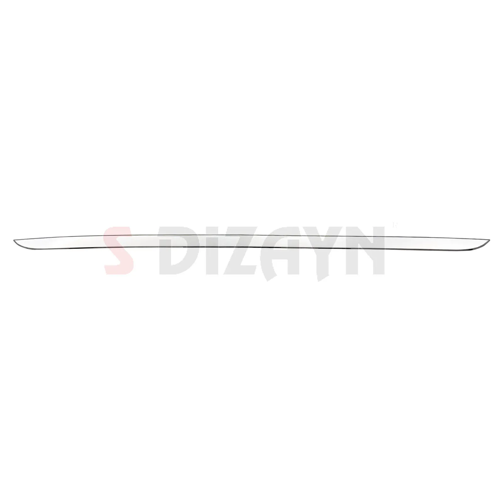 S Dizayn For Peugeot Rifter Chrome Trunk Lid Trim Stainless Steel 1 Pcs.  Exterior Car Accessories Parts Auto Products Stickers