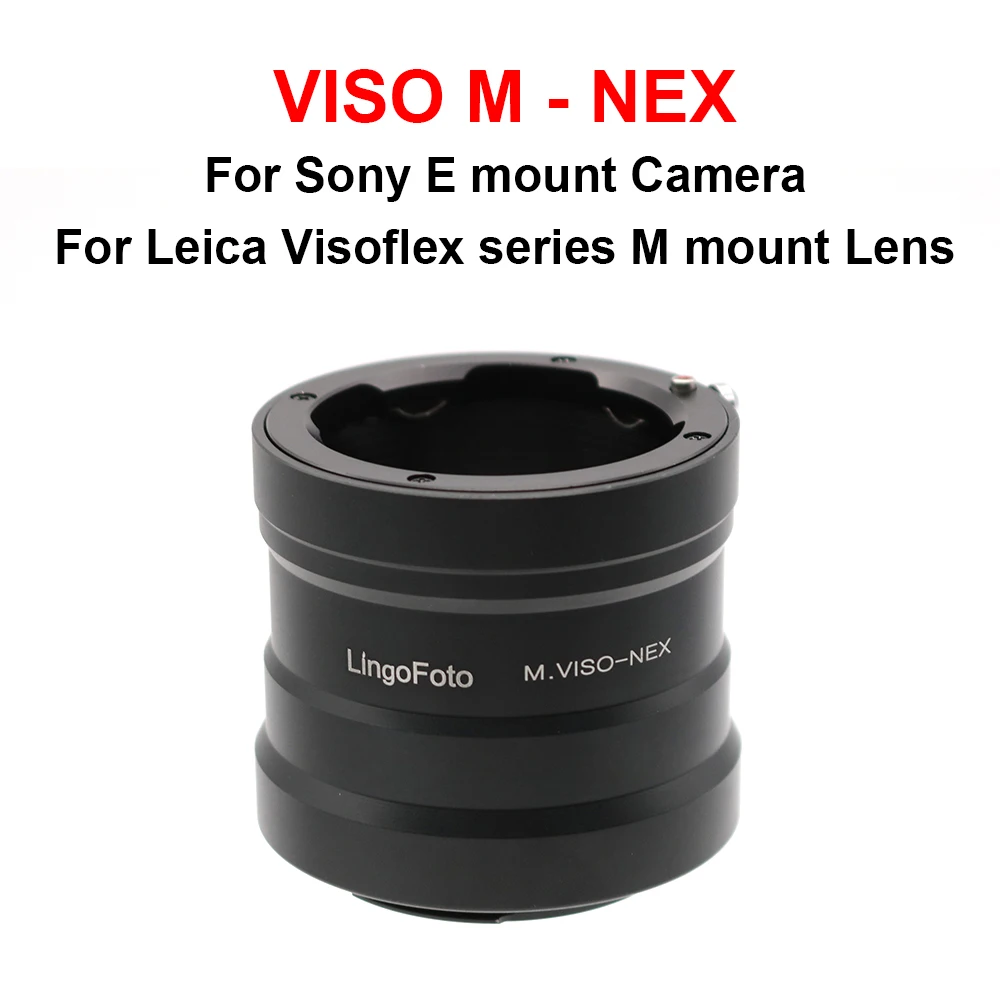 

Кольцо-адаптер для крепления объективов Leica Visoflex System M Mount для камер Sony E mount A7/A7r/A7s/A6000 series и т. Д.