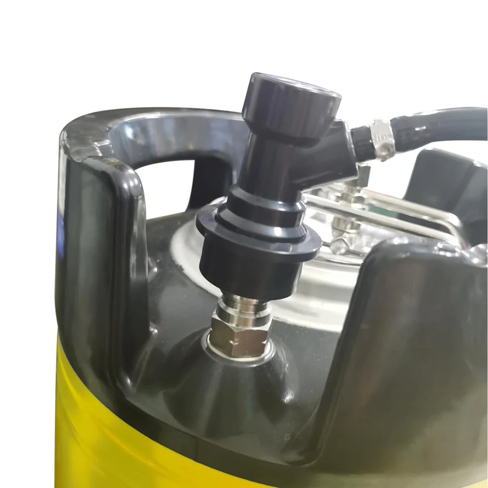 Stainless Steel 304 Car Cleaning Keg, Gallon Barrel, Vehicle Cleaning, Wash Bucket Equipped with Hoses, 9.5L, 1.75Gal, 2.5 Gal