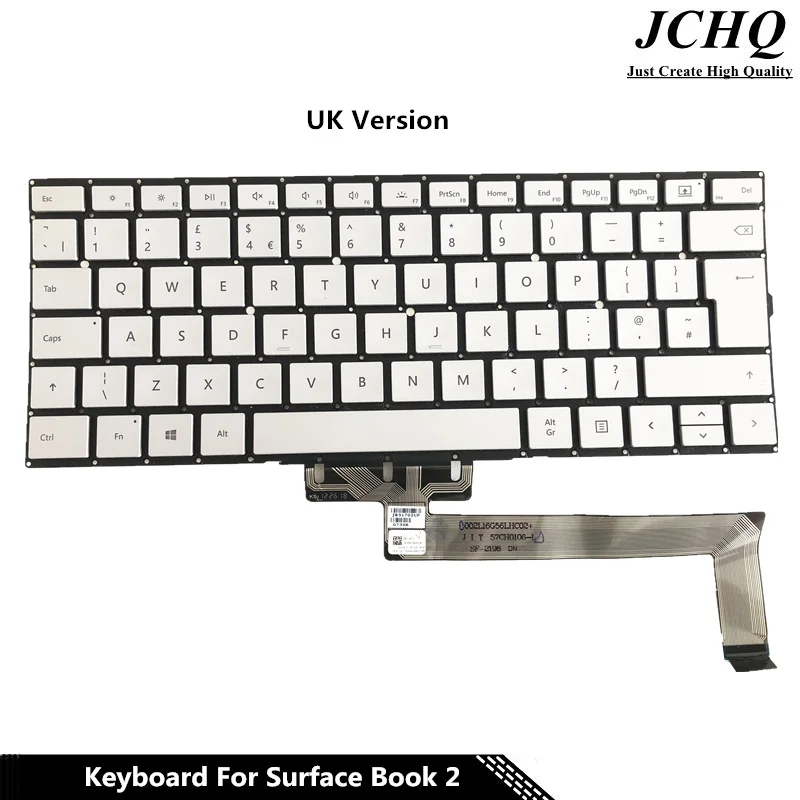 

JCHQ Original For Surface Book 2 Keyboard 1834 1835 UK Version 13.5''