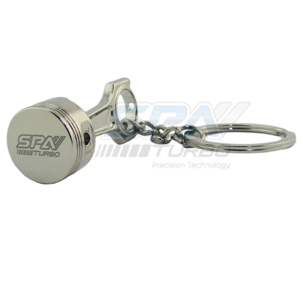 Key Ring keychain gearhead race boyfriend gift Piston and Connecting Rod SPA Super A design